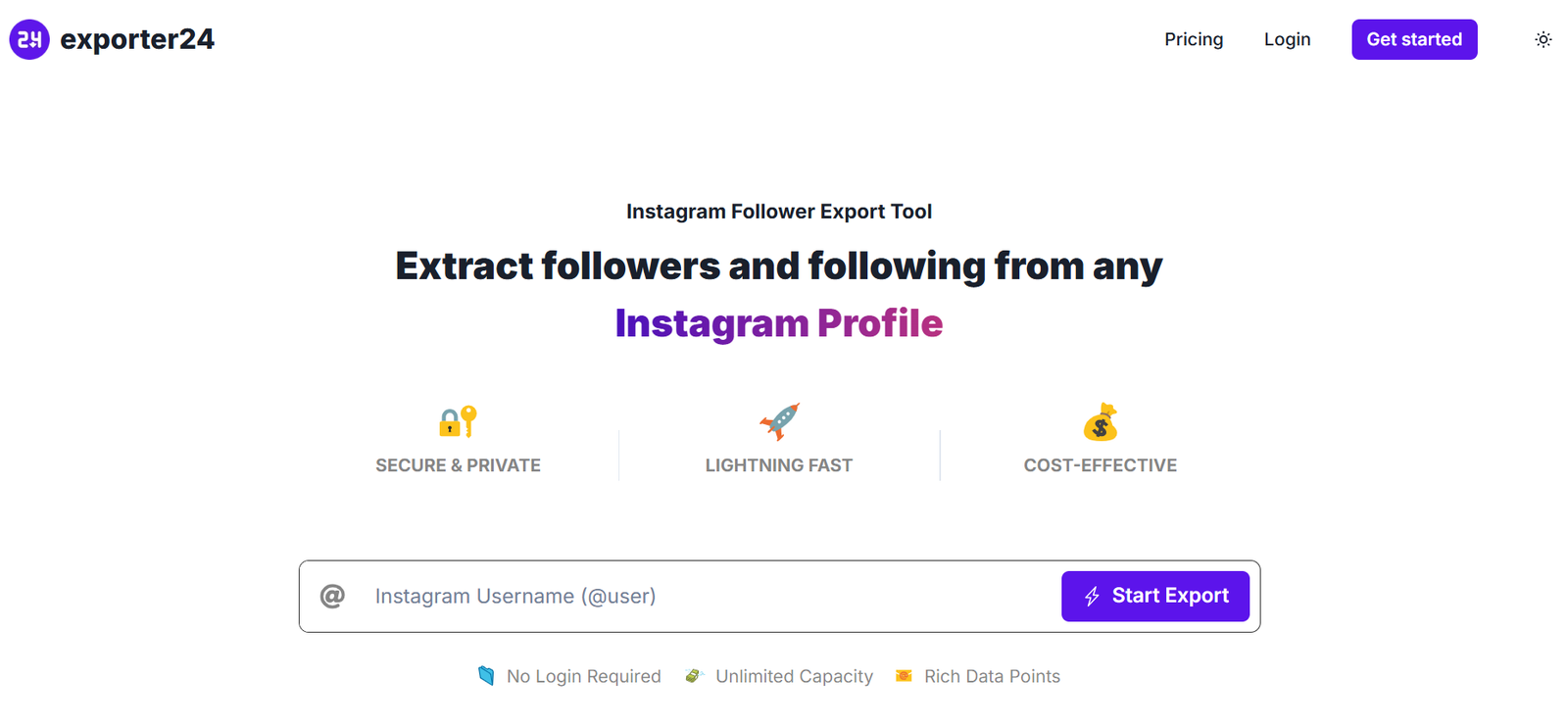 Instagram Follower Export Tool
