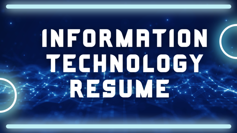 Information Technology Resume