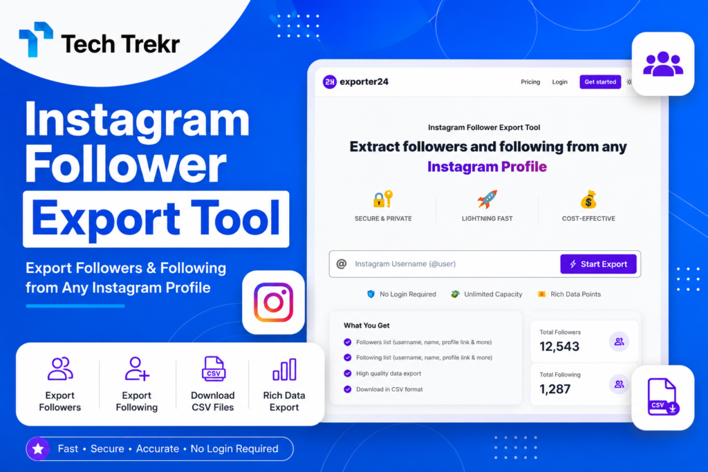Instagram Follower Export Tool