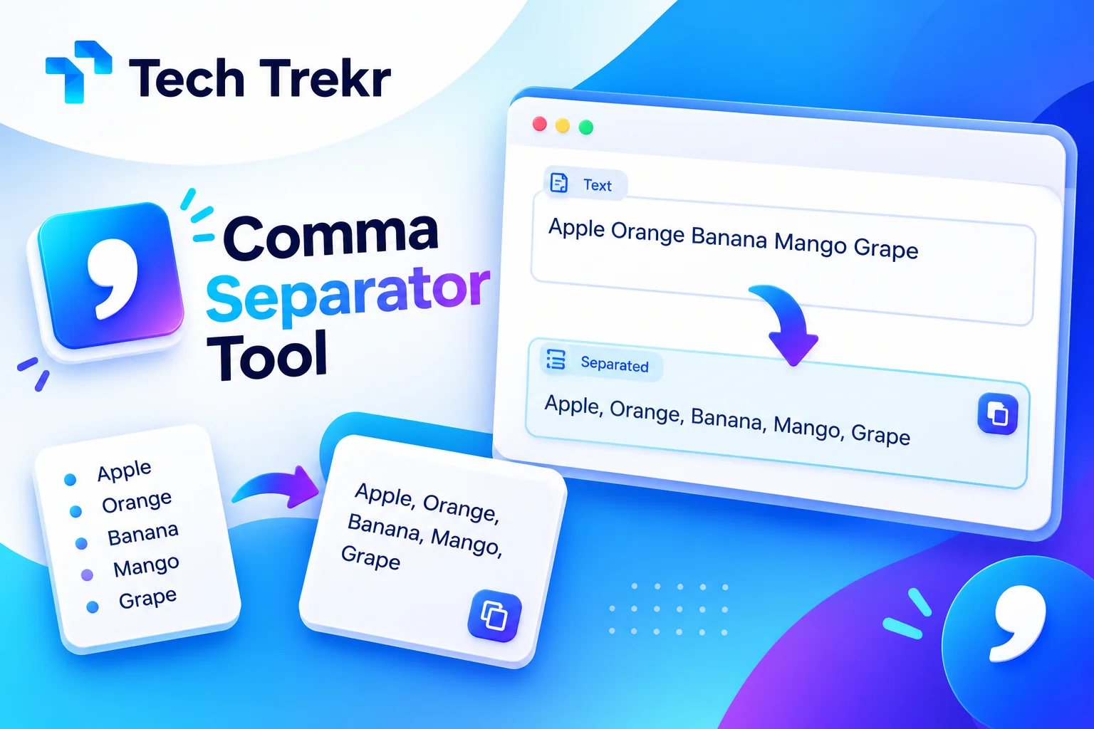 Comma Separator Tool